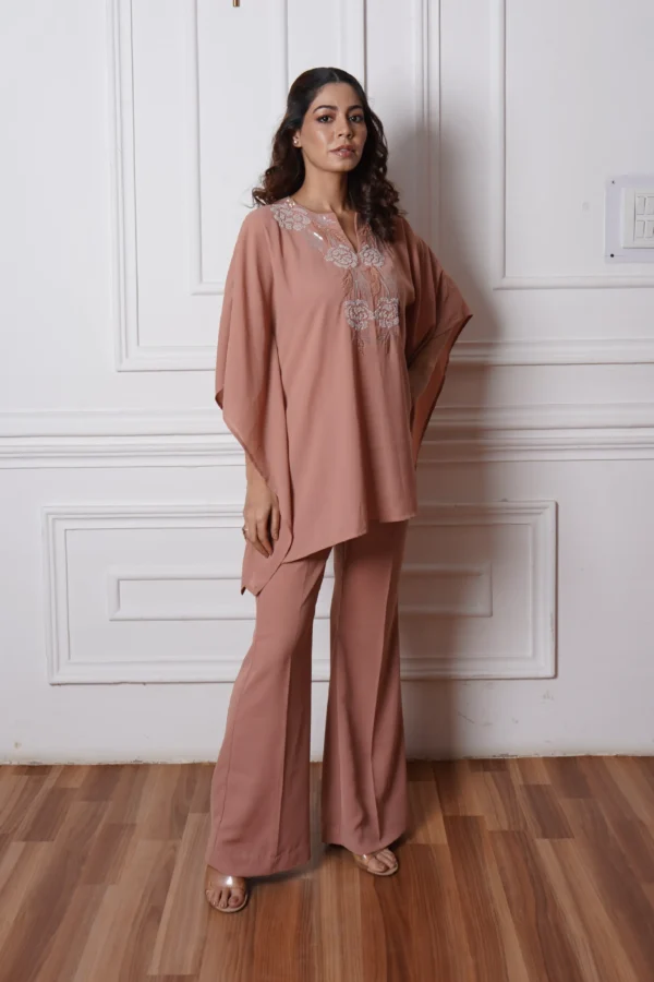 Digital Embellished Kaftan Set