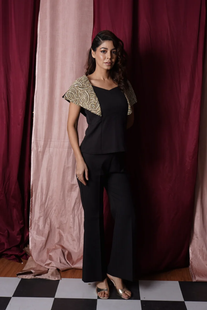 Bold Embellished Shoulder Set